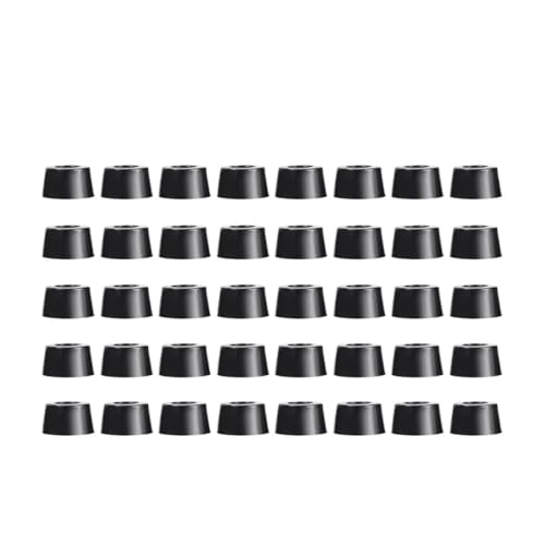 ZythrXLate 8/16/40/80 Stück Gummipads Bodenschutz rutschfeste Schneidebrett Möbel Stoßstangendichtung Tisch Stuhlbeinabdeckung Möbel Hardware Matte für Esszimmerstühle, Sofas(40pcs-12x8x7mm) von ZythrXLate