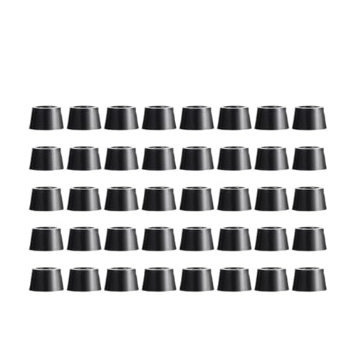 ZythrXLate 8/16/40/80 Stück Gummipads Bodenschutz rutschfeste Schneidebrett Möbel Stoßstangendichtung Tisch Stuhlbeinabdeckung Möbel Hardware Matte für Esszimmerstühle, Sofas(40pcs-13x10x7mm) von ZythrXLate