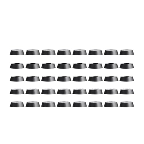 ZythrXLate 8/16/40/80 Stück Gummipads Bodenschutz rutschfeste Schneidebrett Möbel Stoßstangendichtung Tisch Stuhlbeinabdeckung Möbel Hardware Matte für Esszimmerstühle, Sofas(40pcs-18x15x5mm) von ZythrXLate
