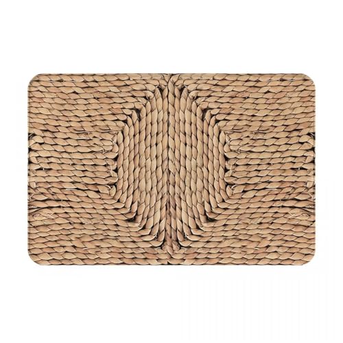 ZythrXLate Badezimmermatte Rattan Fußmatte Wohnzimmer Teppich Balkon Teppich Home Dekoration für Eingangsbereich, Innenbereich(40x60cm) von ZythrXLate