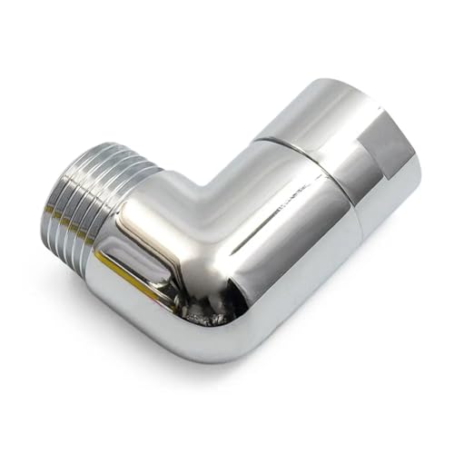 ZythrXLate Duschkopf-Winkelstück-Adapter-Anschlüsse Duscharm-Verlängerungswinkel 90° 135° Winkelstück Handbrause-Oberbrause-Winkelstück für Badezimmer, Toilette(Color 2) von ZythrXLate