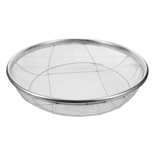 ZythrXLate Gartensieb Sichter 2mm Loch Edelstahl Sandsteinfilter Kompost Pflanzbodensieb Leicht Einfach für Strände, Gärten ZythrXLate Gartensieb Sichter 2mm Loch Edelstahl Sandsteinfilter Kompost Pflanzbodensieb Leicht Einfach für Strände, Gärten von ZythrXLate