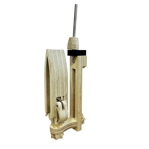 ZythrXLate Handgenähter Holzclip Buchenholz Leder Nähpony Nähklemme Stichklemmen Tisch verstellbare Pferdeklemme Tragbare Halteklammer Handarbeitswerkzeug(Type 2 Quick-Open) von ZythrXLate