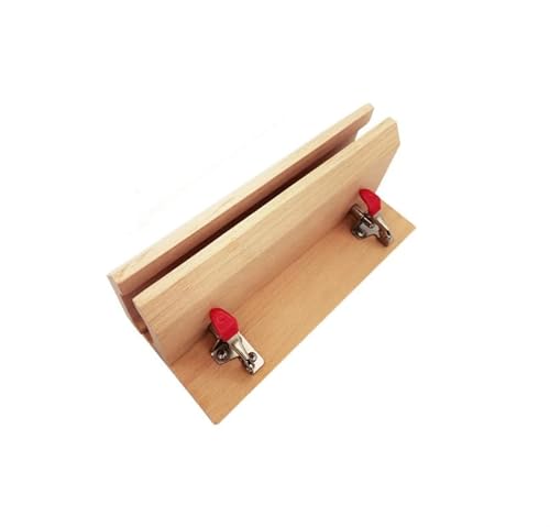 ZythrXLate Handgenähter Holzclip Lederhandwerk, Handnäh-Klemmwerkzeug, horizontaler Desktop-Holzclip for Ledergürtel, Nähen, DIY-Clip, Pferdenähen, Pony(Wood Clamp) von ZythrXLate
