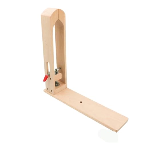 ZythrXLate Handgenähter Holzclip Lederhandwerk, Handnäh-Klemmwerkzeug, horizontaler Desktop-Holzclip for Ledergürtel, Nähen, DIY-Clip, Pferdenähen, Pony(Wooden Clip Vertical) von ZythrXLate