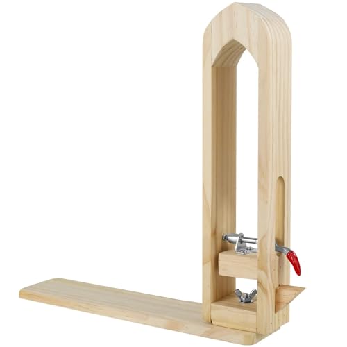 ZythrXLate Handgenähter Holzclip Ledernähpony, DIY Ledernähklemme, Nähpferd, Lederhandwerkswerkzeuge, Holzpony-Pferdeklemme, Handnähwerkzeug(1PCS) von ZythrXLate