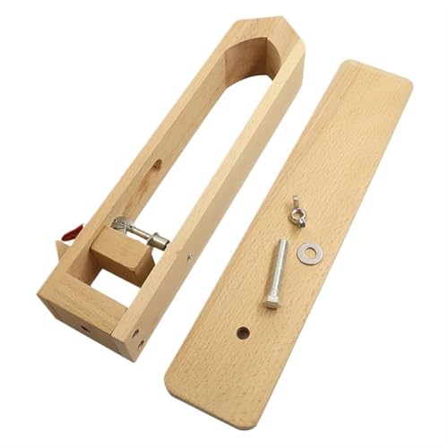 ZythrXLate Handgenähter Holzclip Ledernähpony, Handnähpferd, Tisch-/Desktop-DIY-Nähklemme, Lederhandwerk-Arbeitswerkzeuge, Buchenholz-Nähclip(Beech Clip) von ZythrXLate