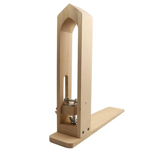 ZythrXLate Handgenähter Holzclip Ledernähpony, Handnähpferd, Tisch-/Desktop-DIY-Nähklemme, Lederhandwerk-Arbeitswerkzeuge, Buchenholz-Nähclip(Pine) von ZythrXLate