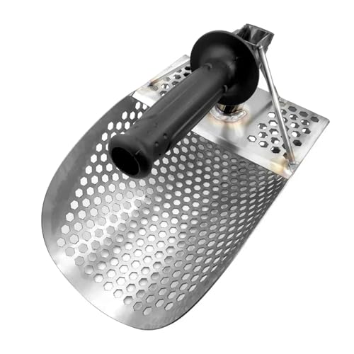 ZythrXLate Sandsieb for den Strand Metalldetektor Sandschaufel - Edelstahl Strandschaufel Sieb Ergonomischer Griff für Strände, Gärten ZythrXLate Sandsieb for den Strand Metalldetektor Sandschaufel - Edelstahl Strandschaufel Sieb Ergonomischer Griff für Strände, Gärten von ZythrXLate
