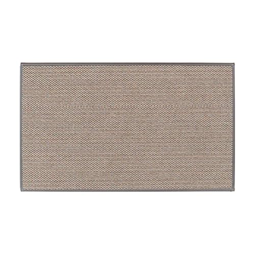 ZythrXLate Waschbarer Rutschfester Küchenteppich aus Sisalimitat, Laufteppich aus Kunstgewebe, Küchenmatte mit Rückseite aus für Eingangsbereich, Innenbereich(Beige,44x120cm 17x47inch) von ZythrXLate