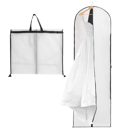 Zythrem Kleidersäcke lang 180×60cm Kleidersack Brautkleid Kleidersack Lang Kleidersäcke mit Reißverschluss Kleidersack Anzug Schutzhülle für Anzüge Mäntel Abendkleider Anzugsack Weiß Zythrem Kleidersäcke lang 180×60cm Kleidersack Brautkleid Kleidersack Lang Kleidersäcke mit Reißverschluss Kleidersack Anzug Schutzhülle für Anzüge Mäntel Abendkleider Anzugsack Weiß von Zythrem