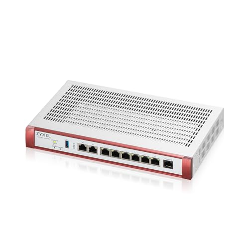 USG FLEX200 H Series, User-definable Ports with 2 * 2.5G & 6 * 1G, 1*USB with 1 YR Security Bundle von ZYXEL