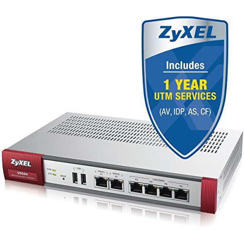 ZyXEL USG60 / USG60 Unified Security Gateway (6 Ports, Gigabit Ethernet, Rack-montierbar) von ZYXEL