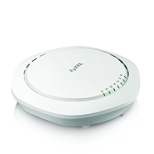 ZyXEL WiFi Access Point Dual Band 802.11ac PoE (3 x 3) mit Smart Antenne für hochdichte Umgebungen [WAC6503D-S] weiß von ZYXEL