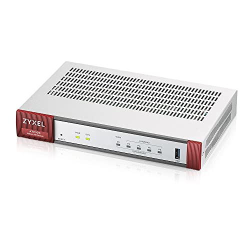 Zyxel ZyWALL 1 Gbit/s Advanced Threat Protection Firewall, Next Generation Firewall im Bundle mit Sicherheitslizenzdiensten für EIN Jahr | Non-SFP [ATP100] von ZYXEL