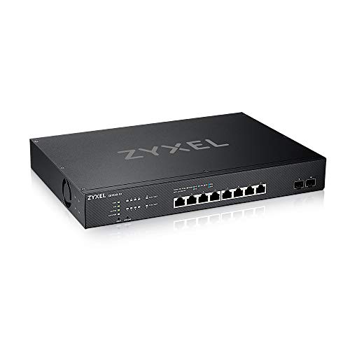 Zyxel XS1930-10 – Commutateur – intelligent – 8 x 100/1000/2.5G/5G/10GBase-T + 2 x 10 Gigabit SFP+ – Montable sur rack von ZYXEL