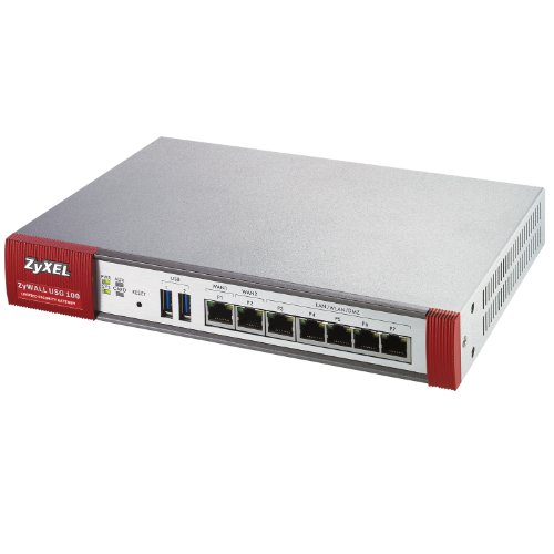 Zyxel ZyWALL USG-100 Sicherheitsanwendung Ethernet (Fast Ethernet, Gigabit Ethernet, extern mit 1 Jahr AV+IDP, CF) von ZYXEL