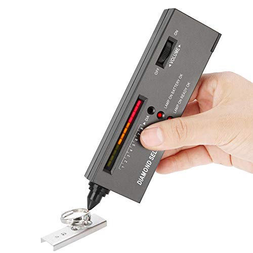 Diamanttester Edelsteinprüfer Diamant Detektor Stifttester LED Anzeige Präzisionswerkzeug für Diamant Edelstein Selektion von Zyyini