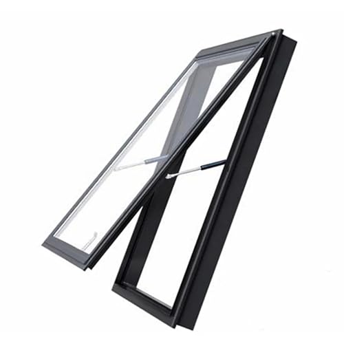 Dachausstiegsluke,Großes Dachfenster,Ausstiegsfenster,Mehrzweckfenster,Flachdach-Lichtschachtfenster,Doppelschichtiger Rahmen Aus Gehärtetem Glas/Aluminiumlegierung(LxW 85x100cm/33.5x39.4in) von ZzERTE