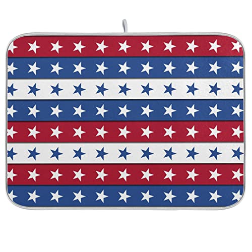 ZzWwR 4. Juli Unabhängigkeitstag Sterne Streifen 40,6 x 45,7 cm saugfähige Abtropfmatte Mikrofaser Küche Arbeitsplatte Tisch Schutz Mehrzweck-Thekenregal Spüle Abtropfmatte ZzWwR 4. Juli Unabhängigkeitstag Sterne Streifen 40,6 x 45,7 cm saugfähige Abtropfmatte Mikrofaser Küche Arbeitsplatte Tisch Schutz Mehrzweck-Thekenregal Spüle Abtropfmatte von ZzWwR