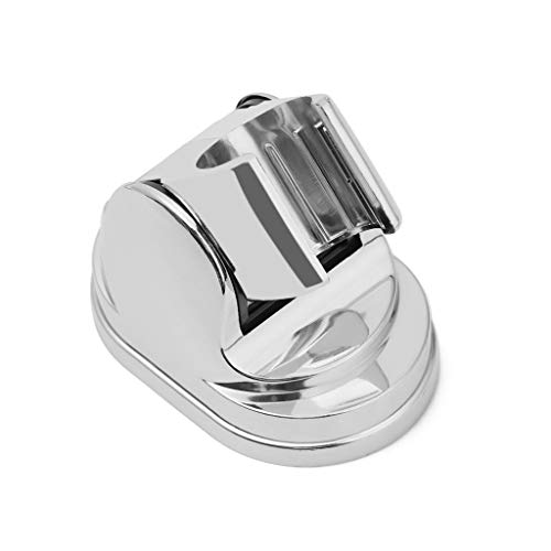 ZzzaNa Wandhalterung Duschkopfhalter Verstellbarer Chrom-Badezimmer-Sprühersockel ABS Drehbare Halterung Heimhardware Ablage von ZzzaNa