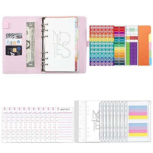 a-Binder Budget Book – Reißfestes Binder Hand Ledger Notizbuch, kreatives Bargeld Budget Finanzplaner Handbuch von a-r