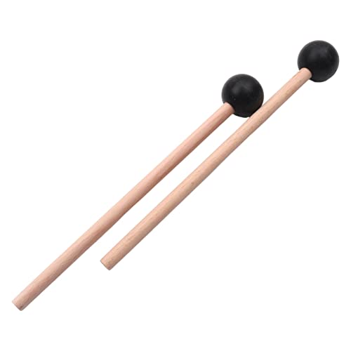 a-r Gongschlägel - Holzschlägel Percussion Sticks - Gummikopf Marimba Hammer Drum Schlägel Marimba Schlägel für Xylophon, Chime, Holzblock, Glockenspiel und Glocken von a-r