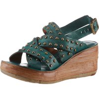 A.S.98 Keilsandalette "EMERALD", Sommerschuh, Sandale, Keilabsatz, mit glänzenden Nieten besetzt von a.s.98