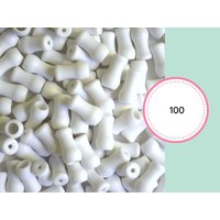 100 Weiße Quasten | Raffrollo Ballonrollo Rolloherstellung Zubehör Endkappe Lose Quaste Für Seil 100 Weiße Quasten | Raffrollo Ballonrollo Rolloherstellung Zubehör Endkappe Lose Quaste Für Seil von aBirdOnMyHead