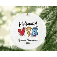 Apotheker Weihnachten Ornament Personalisierte Geschenk Für Apotheker Weihnachten Ornament Personalisierte Geschenk Für von aCreativePanda