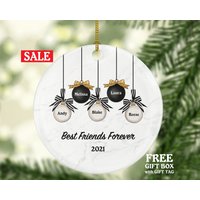 Best Friends Weihnachten Ornament Personalisiert - Bff Geschenk Besties Soul Sisters Custom Best Friends Weihnachten Ornament Personalisiert - Bff Geschenk Besties Soul Sisters Custom von aCreativePanda