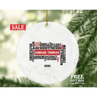 Bogenschießen Ornament Personalisiert - Geschenk Für Bogenschütze Bogenschießen Ornament Personalisiert - Geschenk Für Bogenschütze von aCreativePanda