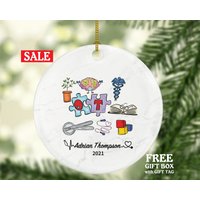 Ergotherapeut Weihnachten Ornament Personalisiert - Therapie Geschenk Ot Abschluss Beruf Danke Anerkennung von aCreativePanda