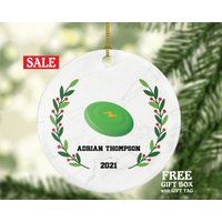Frisbee Game Player Weihnachten Ornament Personalisiert - Custom Liebhaber Geschenk von aCreativePanda
