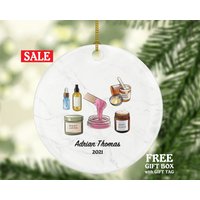 Kosmetikerin Wachsspezialist Weihnachtsverzierung Personalisiert - Self Care Beauty Salon Besitzer Arbeiter Waxer Individuelles Geschenk von aCreativePanda