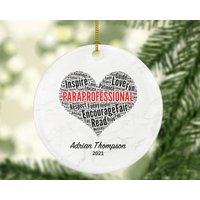 Paraprofessional Weihnachten Ornament Personalisiert - Para Geschenk Graduierung Karriere Worker Für von aCreativePanda