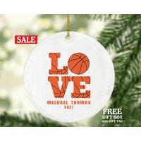 Personalisierte Basketball Weihnachtsverzierung - Individuelles Geschenk Für Team Player Gamer Sport Hobby Beruf Dekorationen Personalisierte Basketball Weihnachtsverzierung - Individuelles Geschenk Für Team Player Gamer Sport Hobby Beruf Dekorationen von aCreativePanda