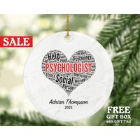 Psychologe Weihnachten Ornament Personalisiert - Klinik Geschenk Psychologe Weihnachten Ornament Personalisiert - Klinik Geschenk von aCreativePanda