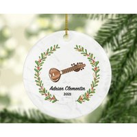 Sitar Weihnachten Ornament Personalisiert - Musikinstrument Geschenk Für Player Custom Name Jahr Sitar Weihnachten Ornament Personalisiert - Musikinstrument Geschenk Für Player Custom Name Jahr von aCreativePanda