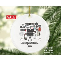 Video Maker Fotograf Weihnachtsverzierung Personalisiert, Inhalt Schöpfer Social Media Influencer Youtuber Vlogger Blogger Movie Geschenk von aCreativePanda