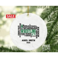 Wrestling Weihnachten Ornament Personalisiert - Team Benutzerdefinierte Geschenk Wrestler Wrestling Weihnachten Ornament Personalisiert - Team Benutzerdefinierte Geschenk Wrestler von aCreativePanda