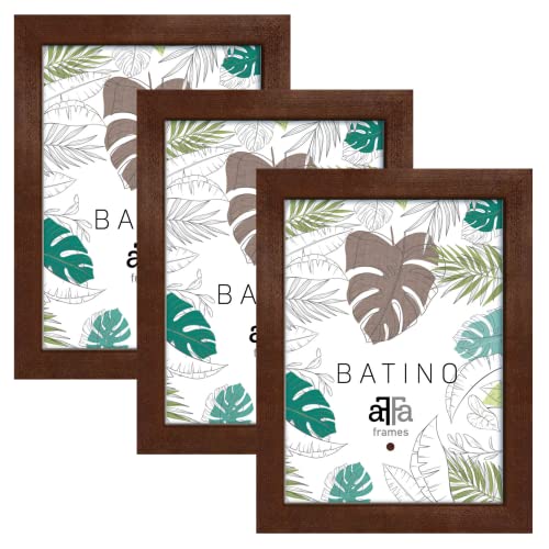 aFFa frames, Batino, 3er Set Bilderrahmen Holz, photo frame, holzrahmen mit Acrylglasfront, HDF-Hintergrund, bilderrahmen Braun, 15x21 cm aFFa frames, Batino, 3er Set Bilderrahmen Holz, photo frame, holzrahmen mit Acrylglasfront, HDF-Hintergrund, bilderrahmen Braun, 15x21 cm von aFFa frames