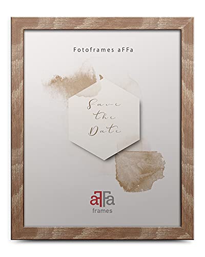 aFFa frames, Hekla, Bilderrahmen, MDF Fotorahmen, pflegeleicht, rechteckig, mit Acrylglasfront, Eiche hell, 40x60 cm von aFFa frames