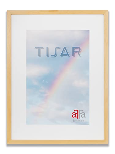 aFFa frames, Tisar, Bilderrahmen aus Holz, Hell, Rechteckig, Mit Acrylglasfront, Natur, 50x70 cm von aFFa frames