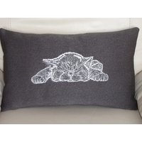 Kissen-Katze-50 X30 von aGwand