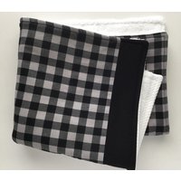 Büffel Karo Geschirrmatte Schwarz Und Graue Baumwoll Unterlage Büffel Karo Geschirrmatte Schwarz Und Graue Baumwoll Unterlage von aLittleFrayed