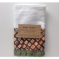 Dekoratives Küchenhandtuch Braunes Bar Mop Handtuch Mit Diamanten von aLittleFrayed
