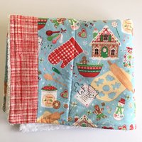 Geschirr Set Weihnachten/Lebkuchenhaus Plätzchen Backform Trockenmatte Abtropftuch Urlaub Weihnachtsgeschenk von aLittleFrayed