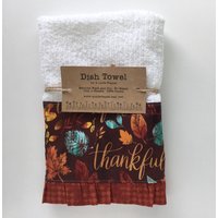 Küchentuch Herbstlaub Dekoratives Handtuch von aLittleFrayed