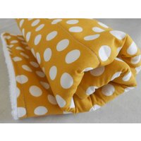 Senf Gelb Dot Geschirrtuch Baumwolle Geschirrtuch von aLittleFrayed